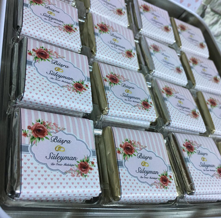 soz cikolatasi - gul yuzuklu metal kutu 48 ad cikolatalinbsp